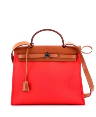 31 Herbag Zip Leather and Toile