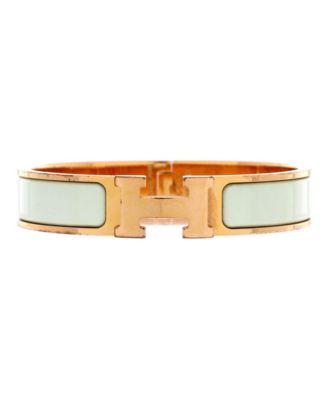 Narrow Clic H Bracelet Enamel