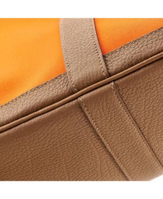 30 Garden Party Tote Toile and Leather