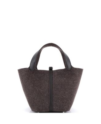 MM Picotin Lock Bag Felt with Leather