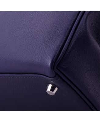 Kelly 28 Handbag Verso Evercolor with Palladium Hardware