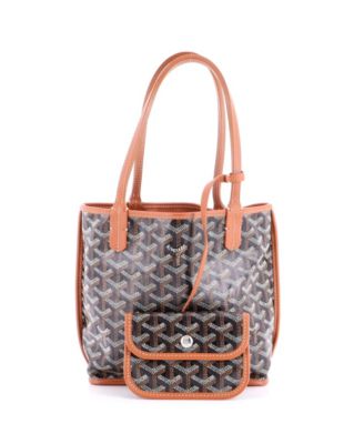  Mini Anjou Reversible Tote Coated Canvas