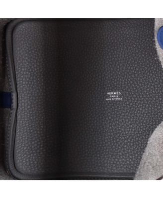 MM Bicolor Picotin Lock Bag Clemence with Swift