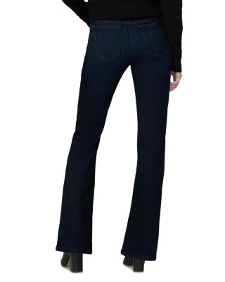 The Provocateur Mid Rise Petite Flare Jeans in Selma