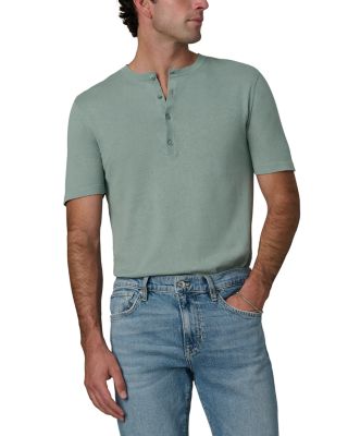 Joe's Jeans — Joe's Jeans Short Sleeve Linen & Cotton Henley