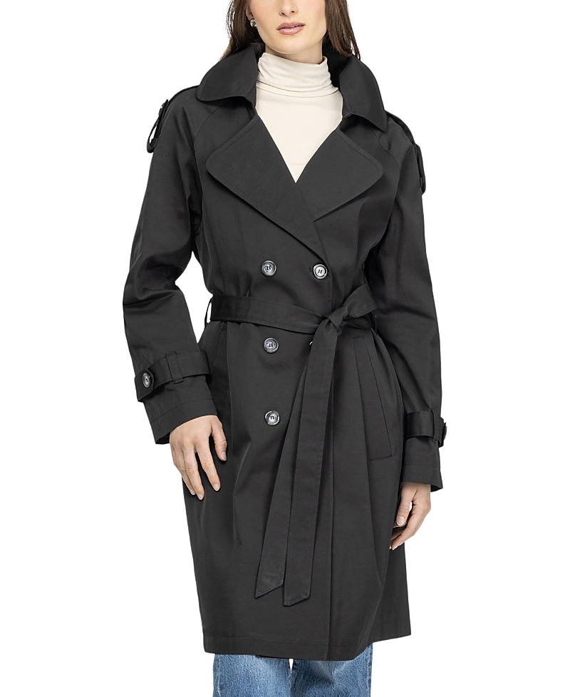 Gorski Lightweight Belted Trench Coat