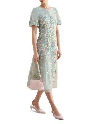 Embroidered Midi Dresses for Women - Bloomingdale's