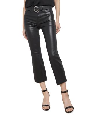 Kendra High Rise Cropped Flared Jeans in Driftwood