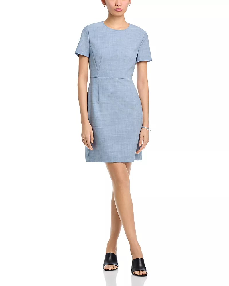 Boss Dunera Short Sleeve Sheath Dress - Exclusive