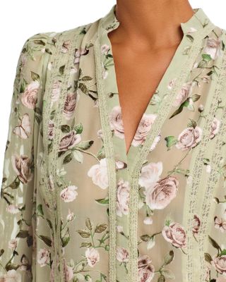 Arlette Lace Trim Blouse