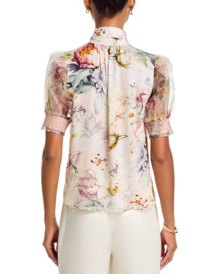 Brentley Tie Neck Blouse