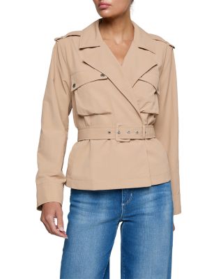 Calida Short Windbreaker Trench Jacket 