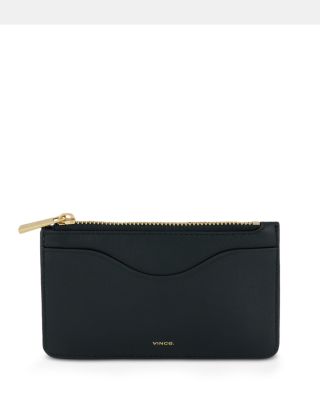 Leather Zip-Top Card Case