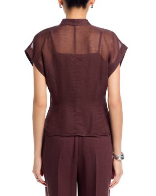 Badavina Pleated Blouse - Exclusive