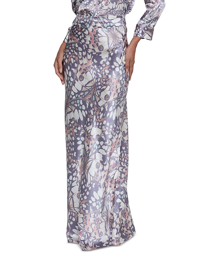L'Agence Ryker Bias Silk Skirt