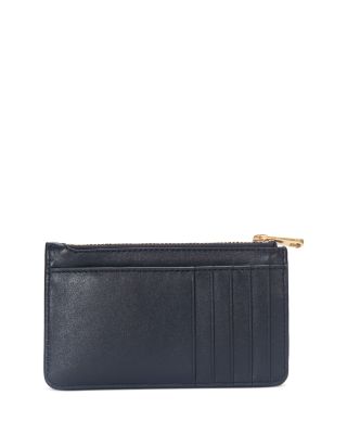 Leather Zip-Top Card Case