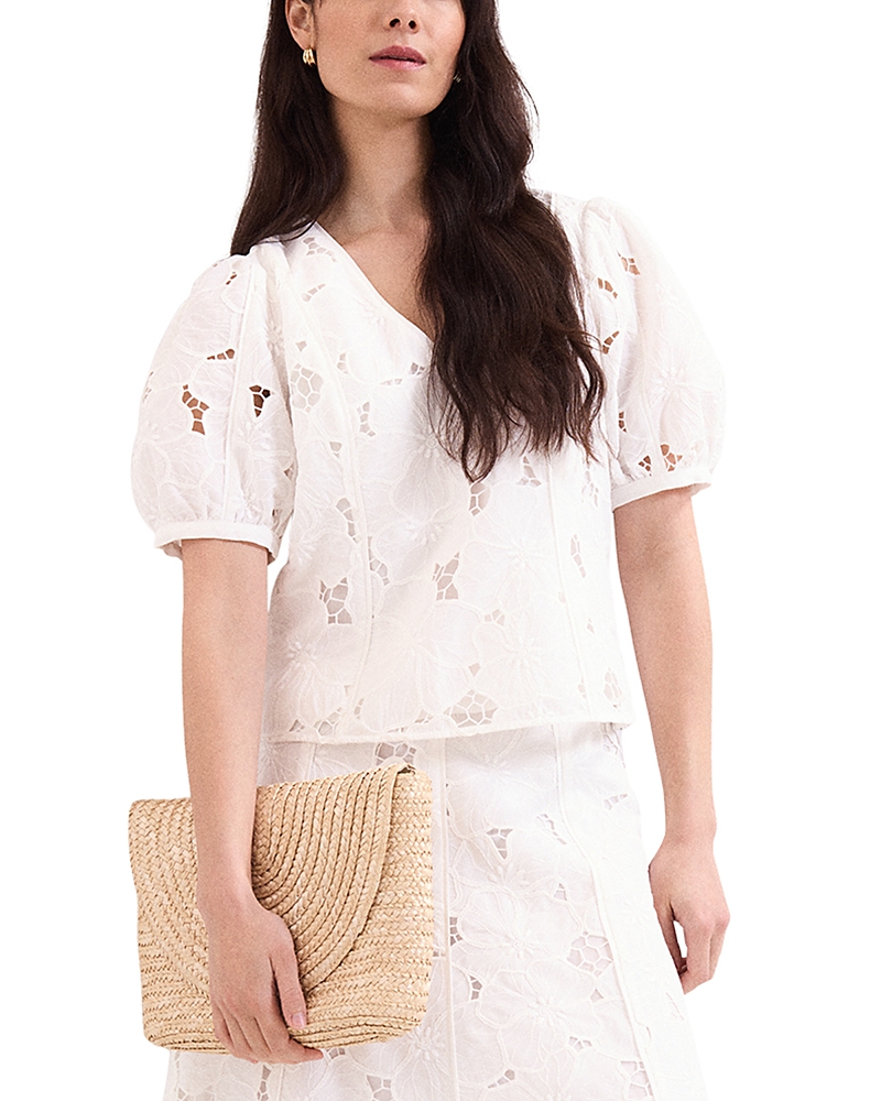 Phase Eight Marina Seamed Lace Blouse