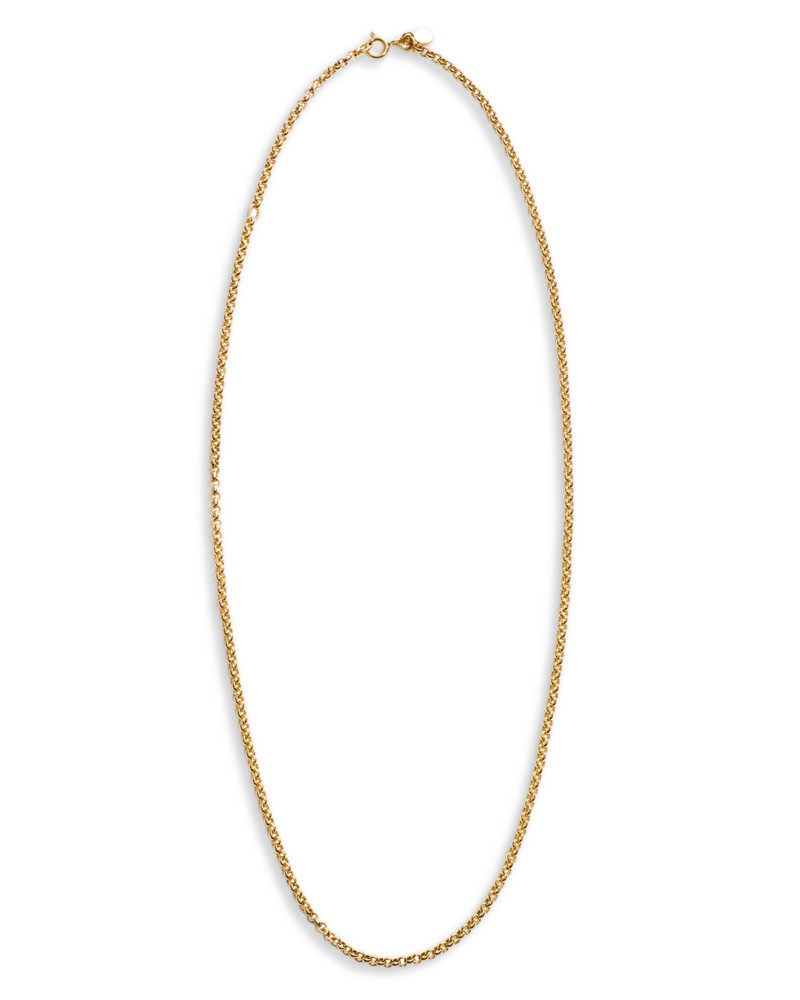 By Pariah 14K Yellow Gold Belcher Link Chain Necklace, 17.7-19.7