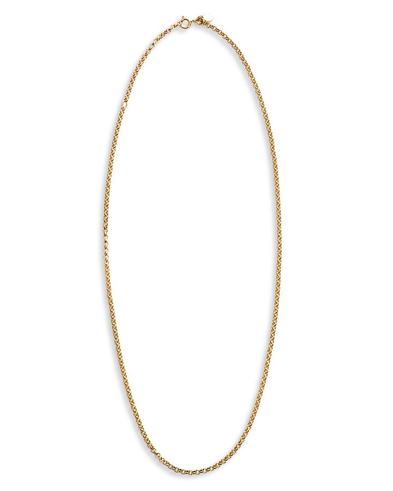 By Pariah 14k Yellow Gold Belcher Link Chain Necklace, 17.7-19.7