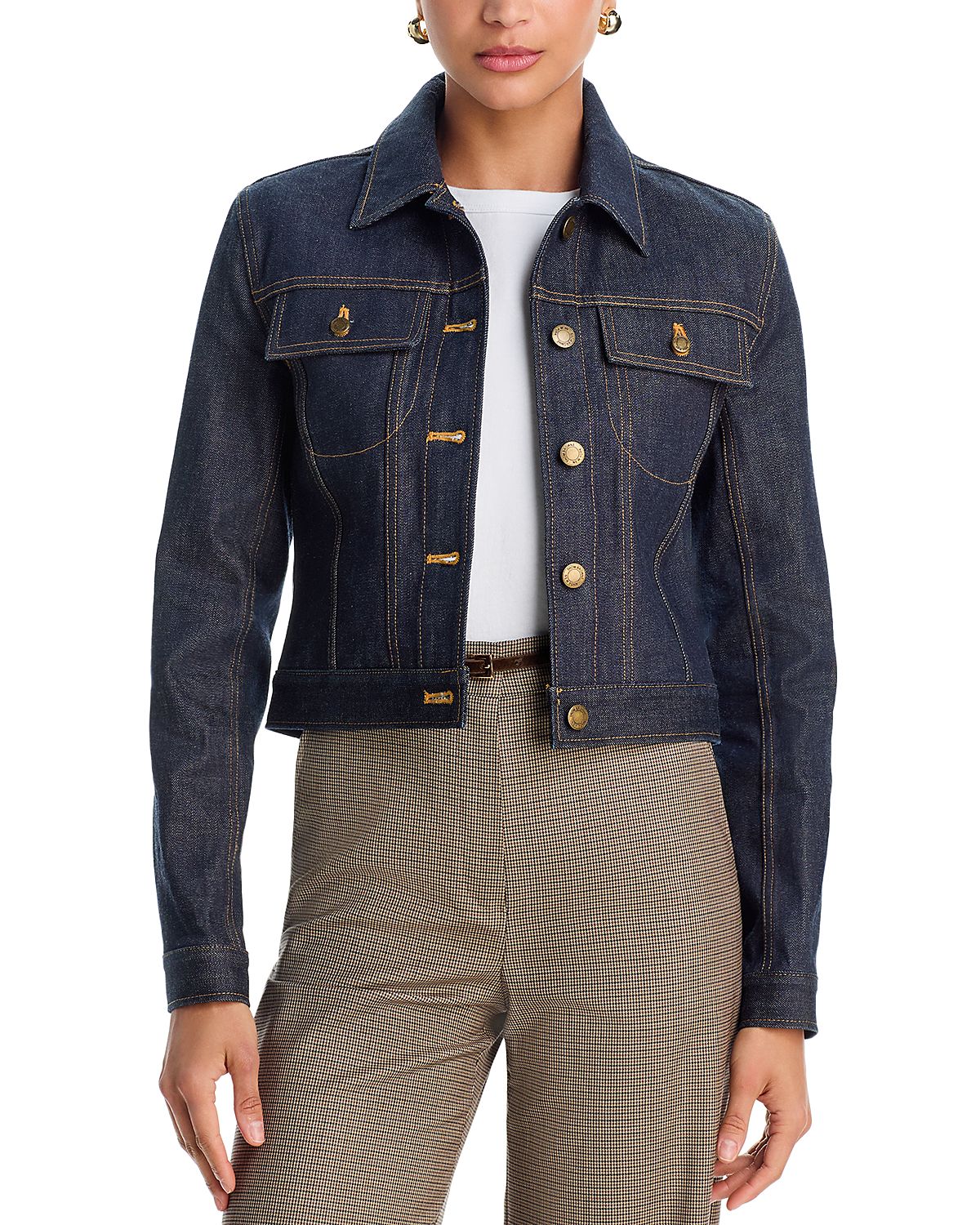 Thom Browne Shrunken Fit Japanese Selvedge Denim Jacket