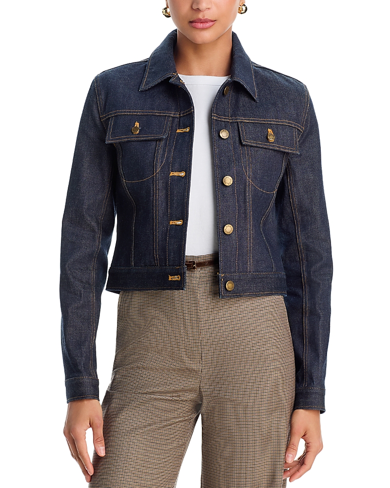 Thom Browne Shrunken Fit Japanese Selvedge Denim Jacket