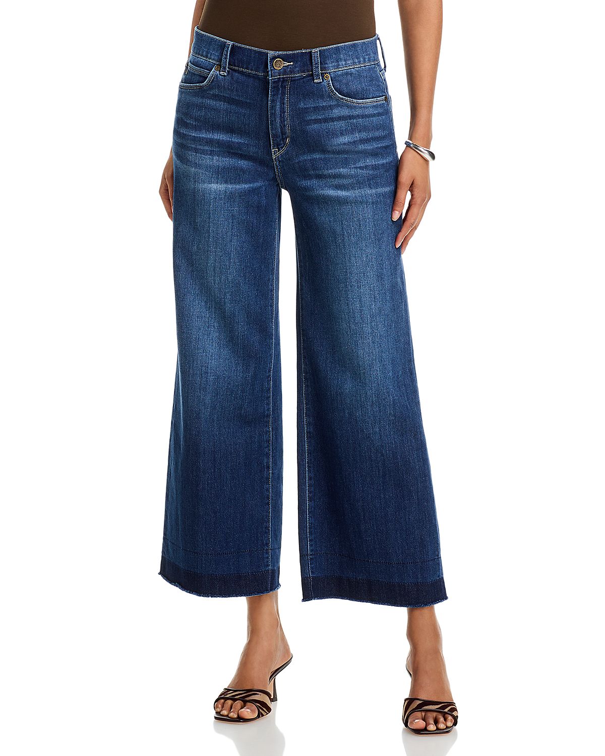 Kobi Halperin Rafaella High Rise Ankle Wide Leg Jeans