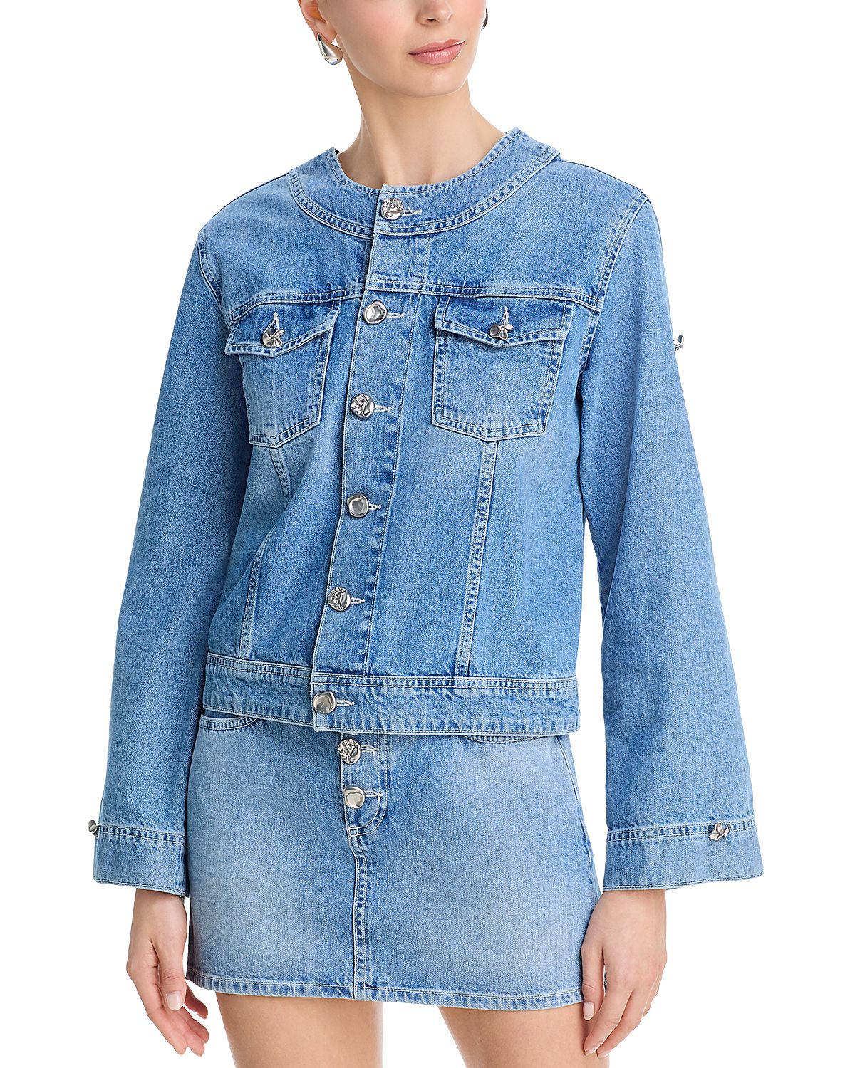 L'Agence Anouk Collarless Jacket