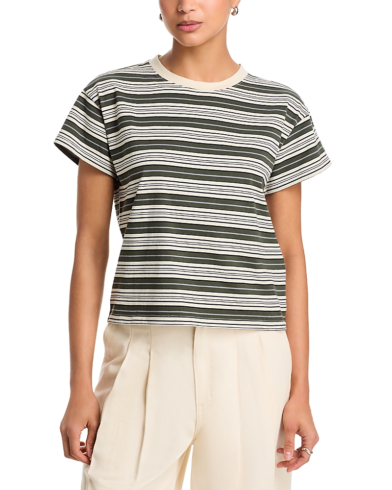 rag & bone Kelly Stripe Boxy Jersey Tee