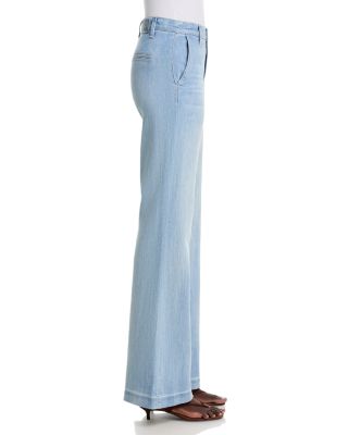 Eden High Rise Wide Leg Jeans in Light Indigo