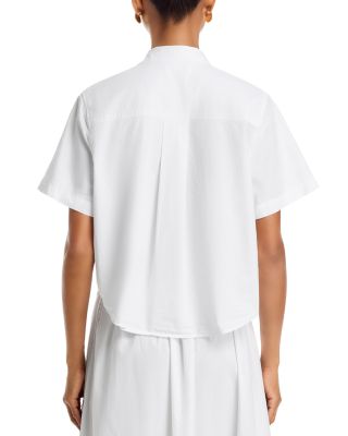 Alana Short Sleeve Button Up Top