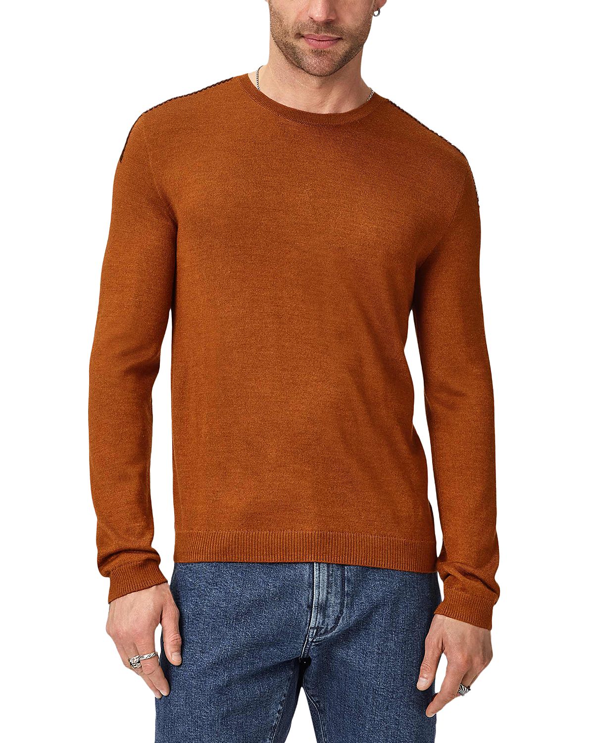 John Varvatos Novas Regular Fit Crewneck Sweater