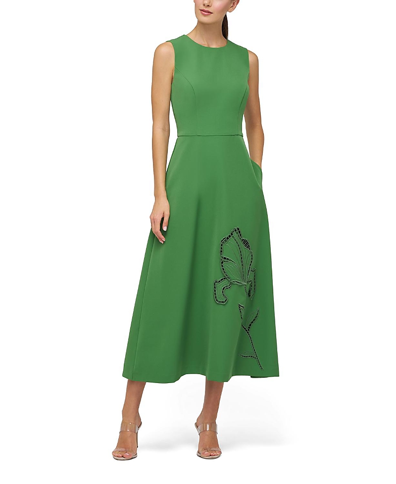 Kay Unger Blossom Tea Length Dress