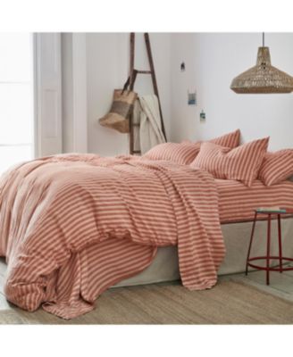 Pembroke Stripe Linen Blend Duvet Cover, King