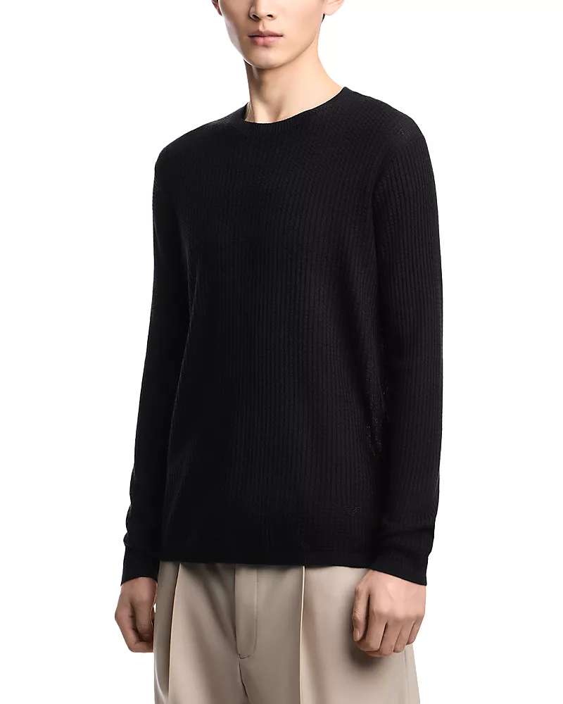 Emporio Armani Regular Fit Pullover Crewneck Sweater