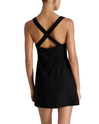 Whisper Cross Back Halter Mini Dress