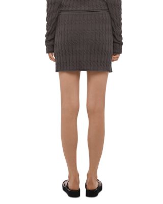 Cable Mini Skirt