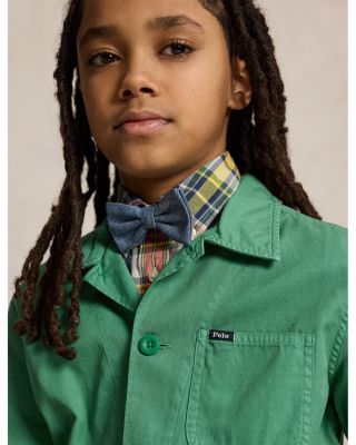 Boys' Cotton Chino Overshirt - Big Kid