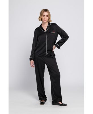 Satin PJ Set Long Pajama