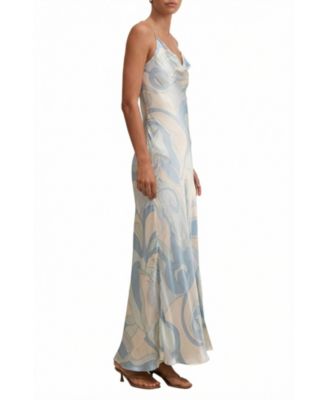 Women's Tyler Satin Cowl Slip Maxi