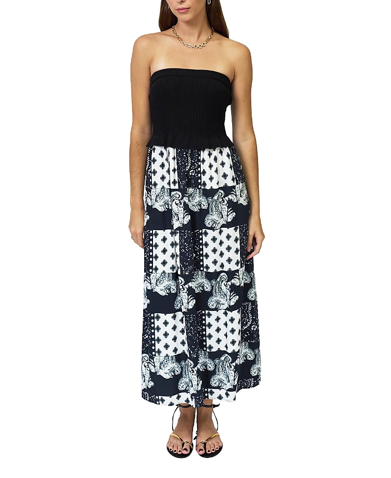 Central Park West Women's Charli Paisley Patchwork Twofor Dress