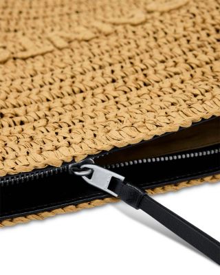 Bettina Raffia Clutch 