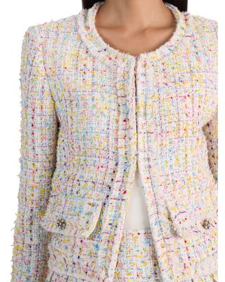 Landon Cropped Tweed Jacket