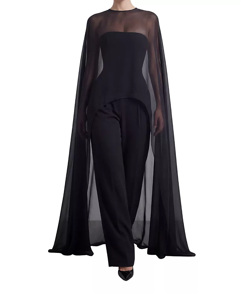 Heiress Beverly Hills The Maxi Cape Top
