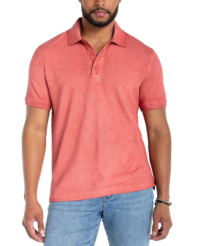Liverpool Los Angeles Short Sleeve Novelty Rib Polo Shirt