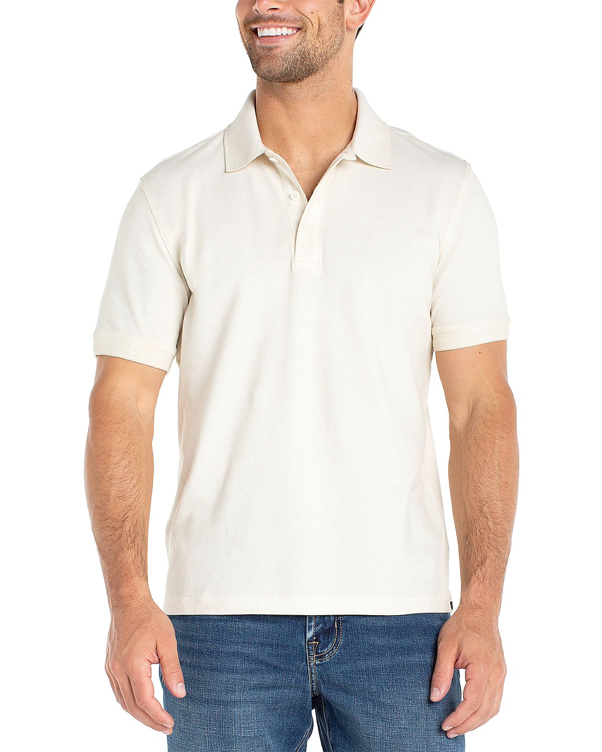 Liverpool Los Angeles Short Sleeve Novelty Rib Polo Shirt