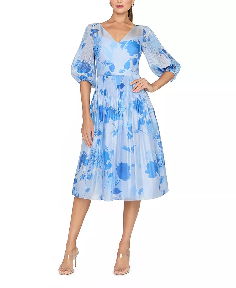 Kay Unger Georgina Midi Dress