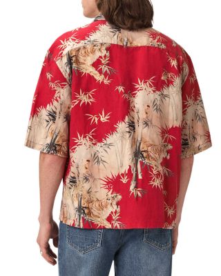 Kingdom Oversized Fit Wildlife Graphic Shirt