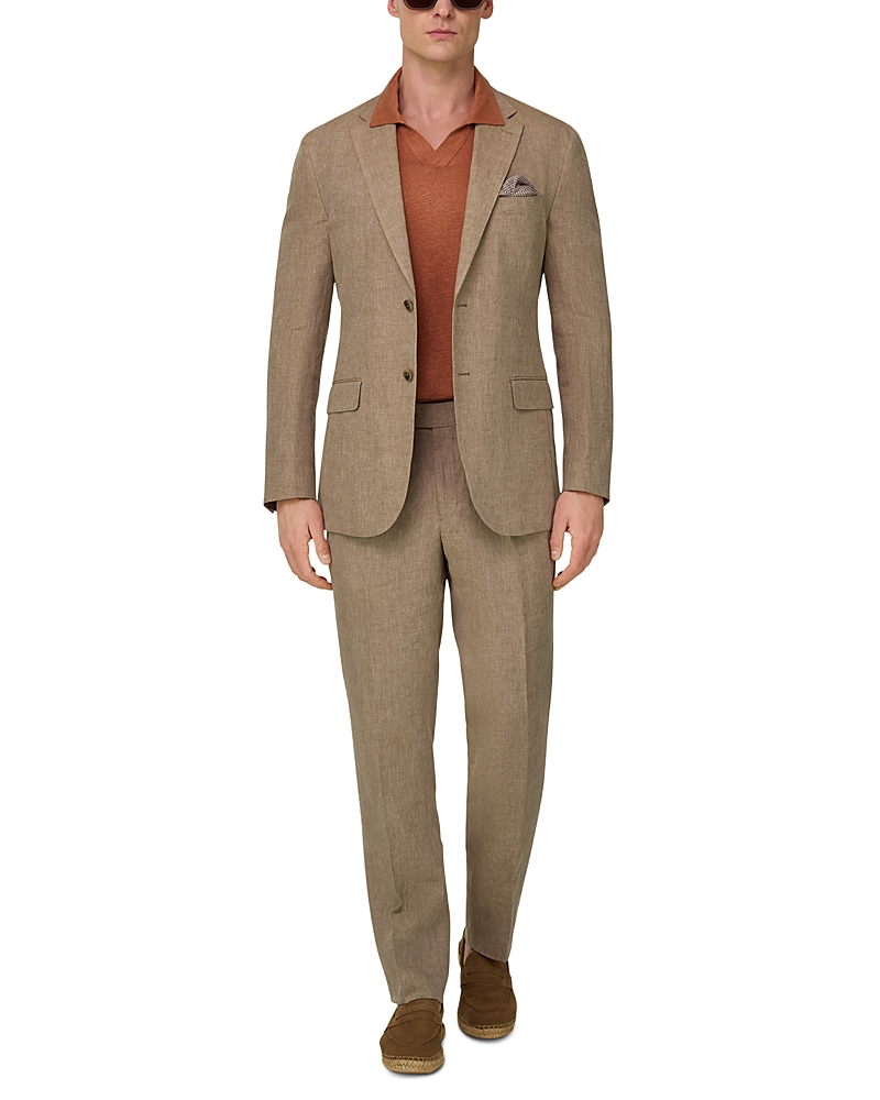 Boggi Milano Regular Fit Pure Linen Suit
