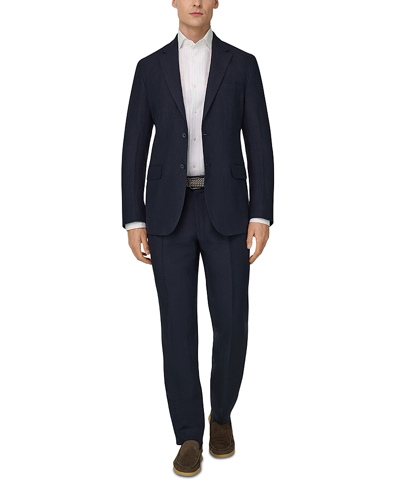 Boggi Milano Regular Fit Pure Linen Suit