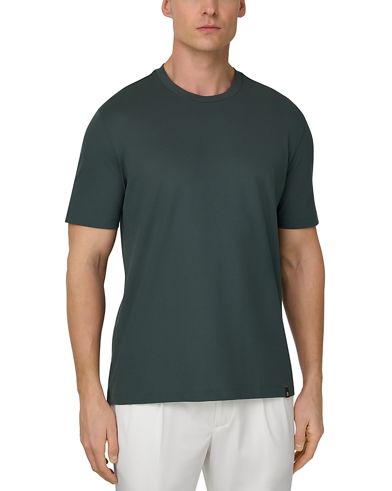 Boggi Milano Cafe Pique Crewneck T-Shirt